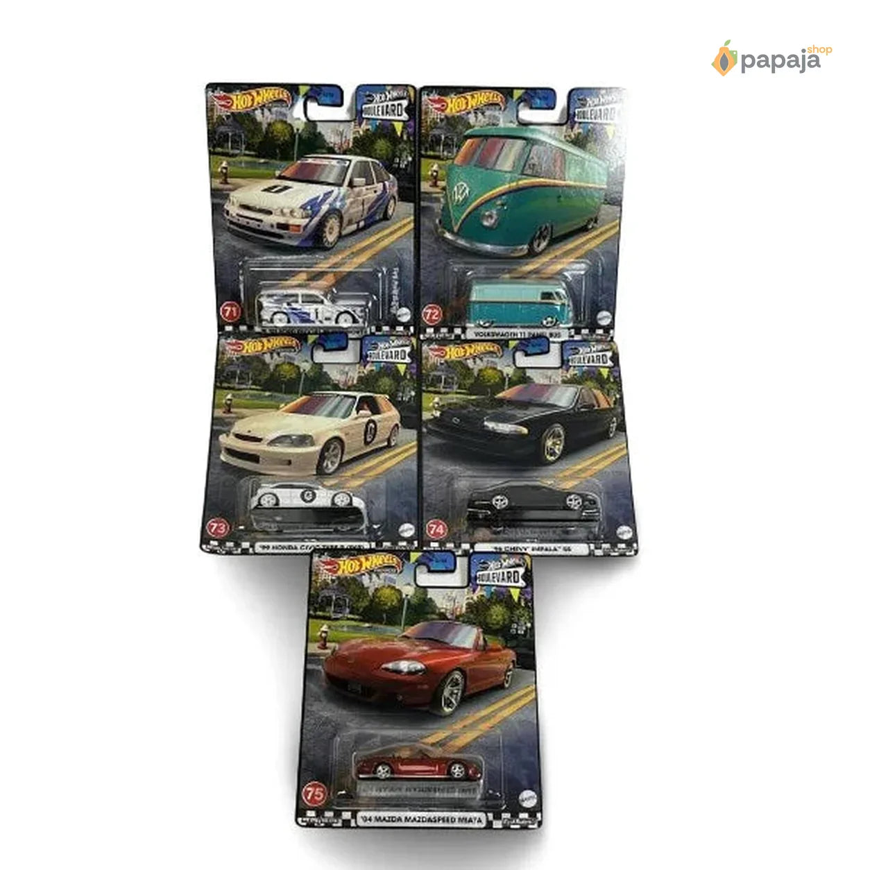 HOT WHEELS GJT68 BOULEVARD 1:64