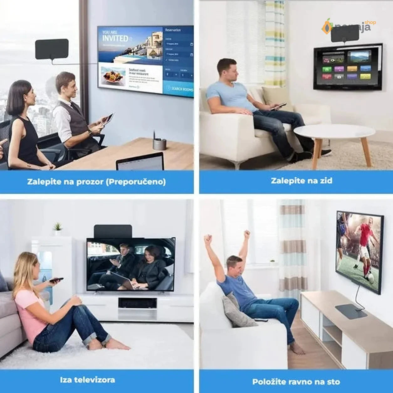 Digitalna sobna antena - besplatni kanali u HD kvalitetu
