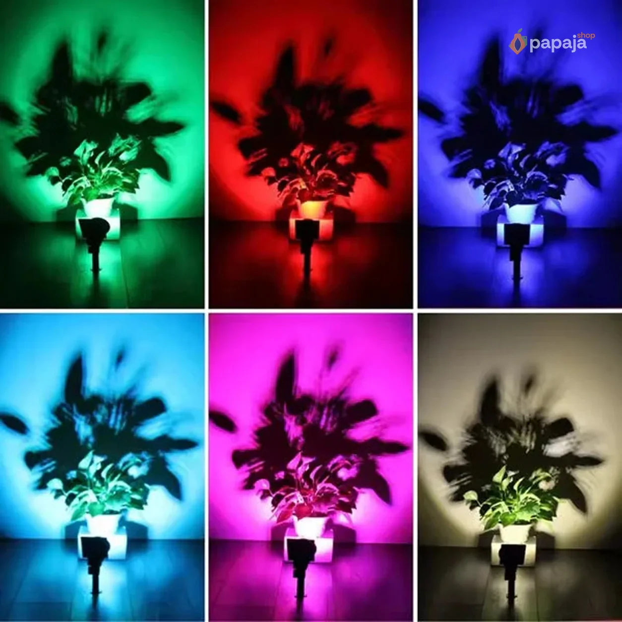 Solarna baštenska kolorna led lampa
