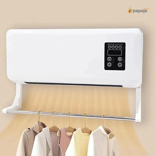 Zidna grejalica 2u1 - Grejanje i hlađenje sa šipkom za sušenje garderobe 1800w