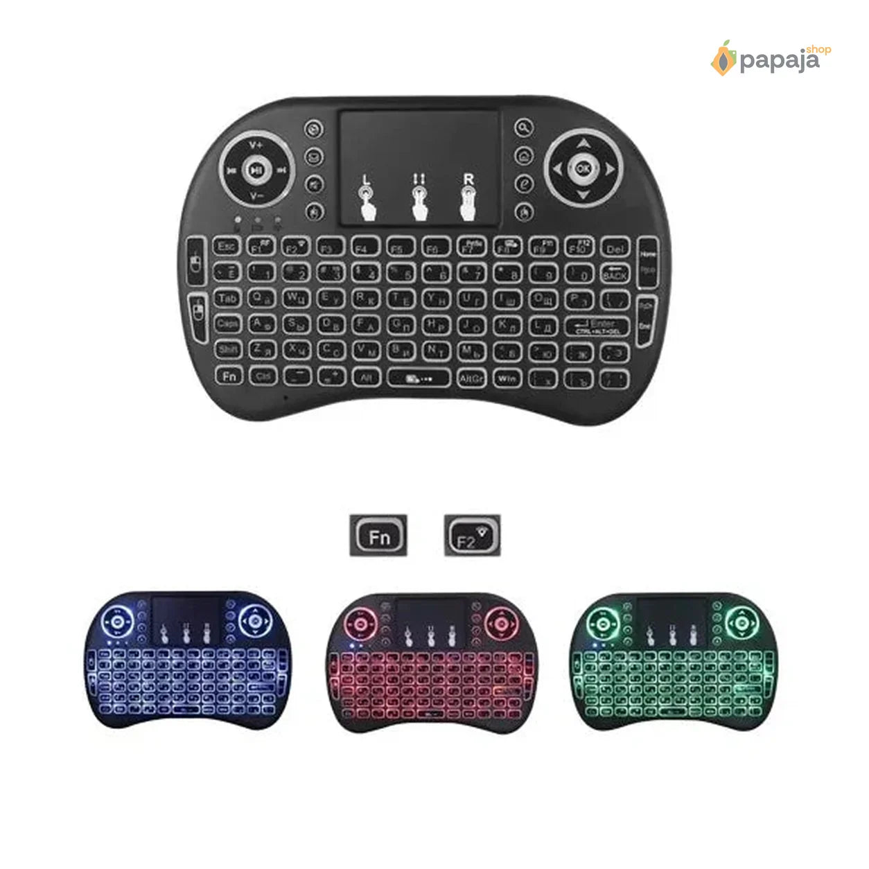 Bežična mini tastatura sa RGB osvetljenjem