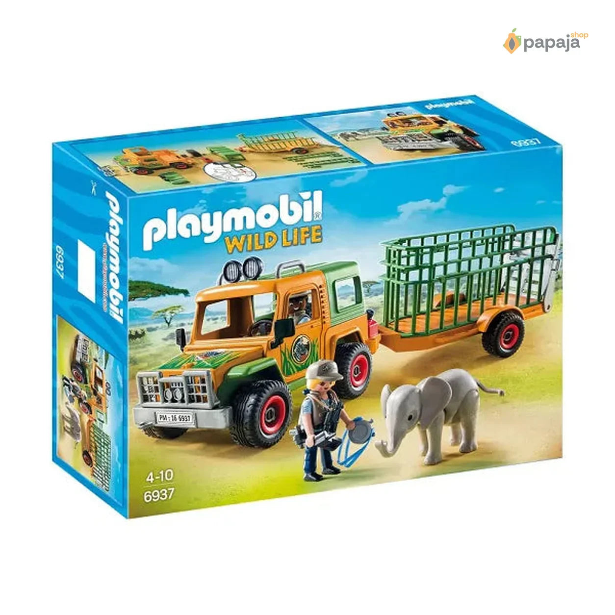 PLAYMOBIL WILD LIFE RENDEROV KAMION SA BEBEA SLONOM