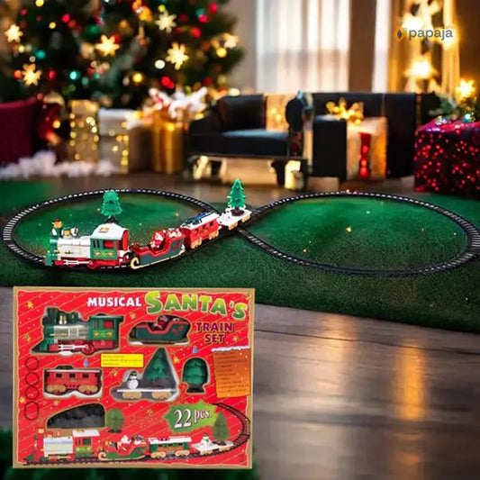 Novogodišnji vozić sa dodacima i prazničnom muzikom
