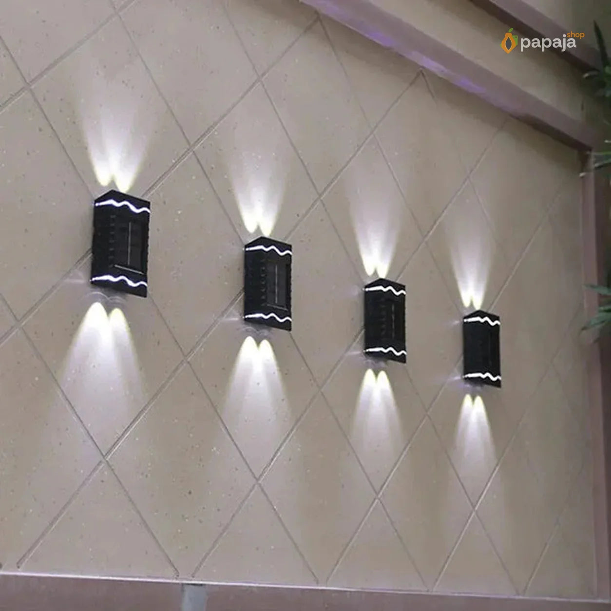 Solarne zidne lampe - 4 komada