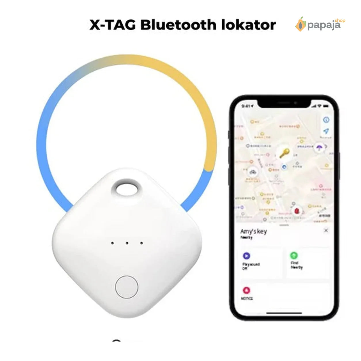 X-TAG Bluetooth lokator