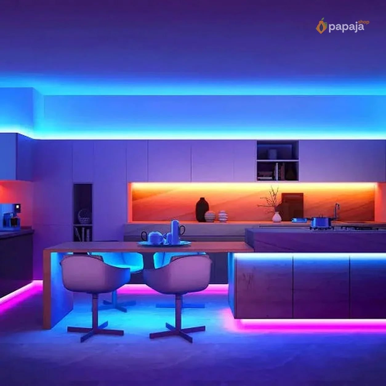 LED Traka RGB 10M 5V (Bluetooth + Daljinski) - silikonska
