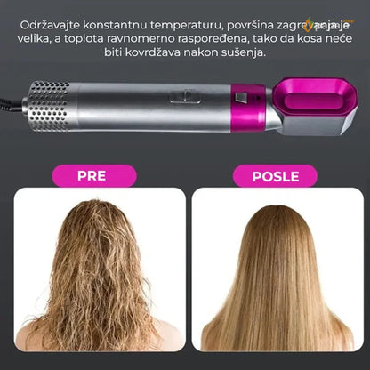 Air Styler - 5u1 Stajler sa nastavcima za oblikovanje kose
