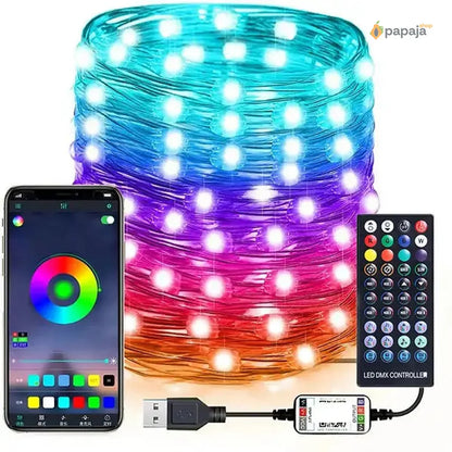 Pametne LED Bluetooth sijalice za jelku 10m