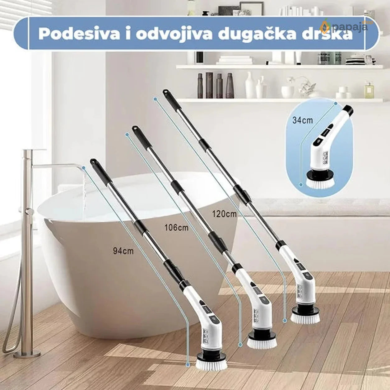 Električna četka za čišćenje 7u1
