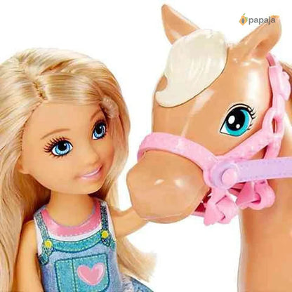 BARBIE CHELSEA LUTKA I PONI