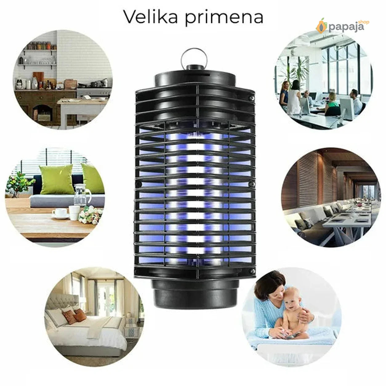 Električna lampa protiv komaraca i drugih insekata