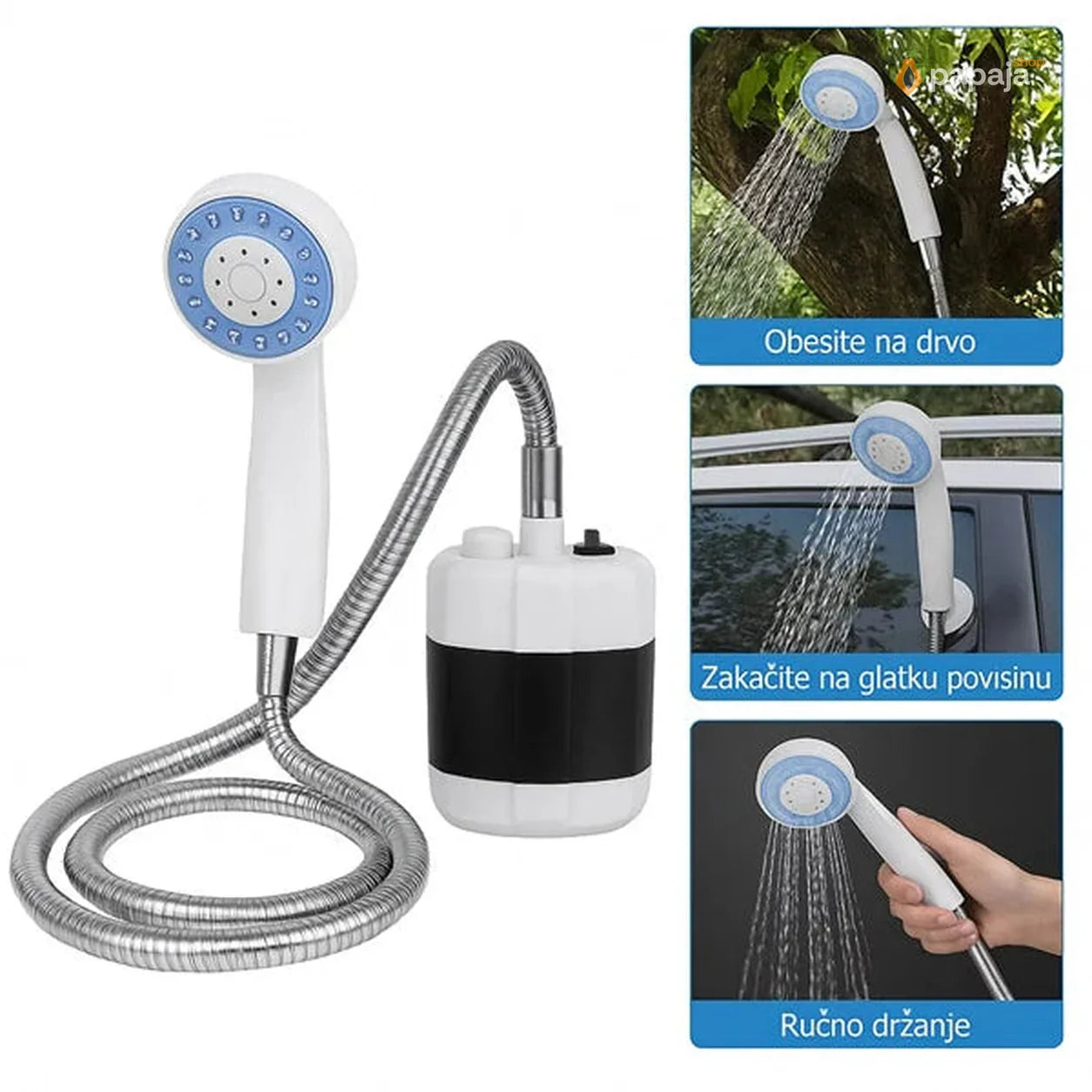 Tuš za kupanje na otvorenom - USB punjivi tuš