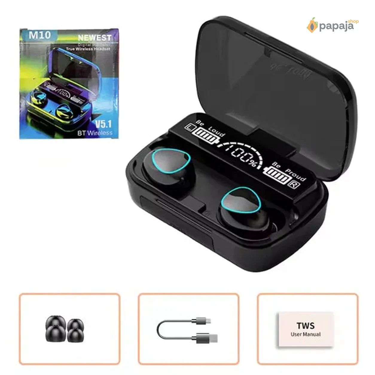 Bluetooth bežične slušalice M10