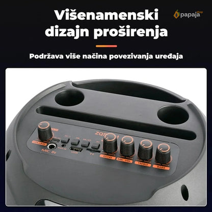 Bluetooth karaoke zvučnik sa RGB osvetljenjem
