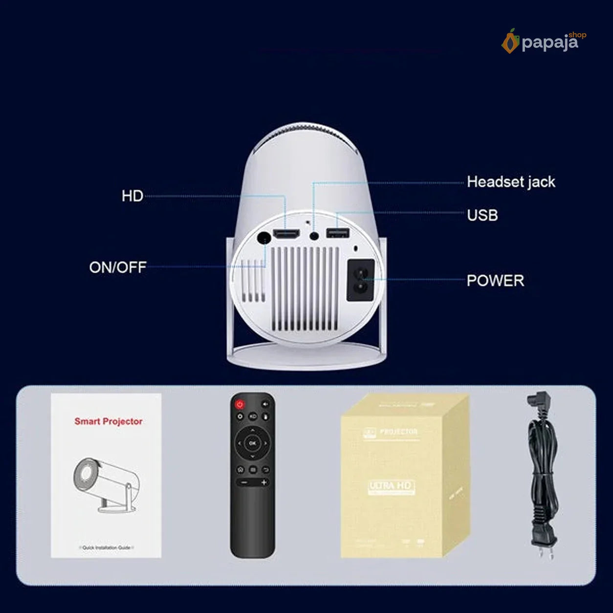 Android Smart Mini Projektor Magcubic HY300 PRO 720P
