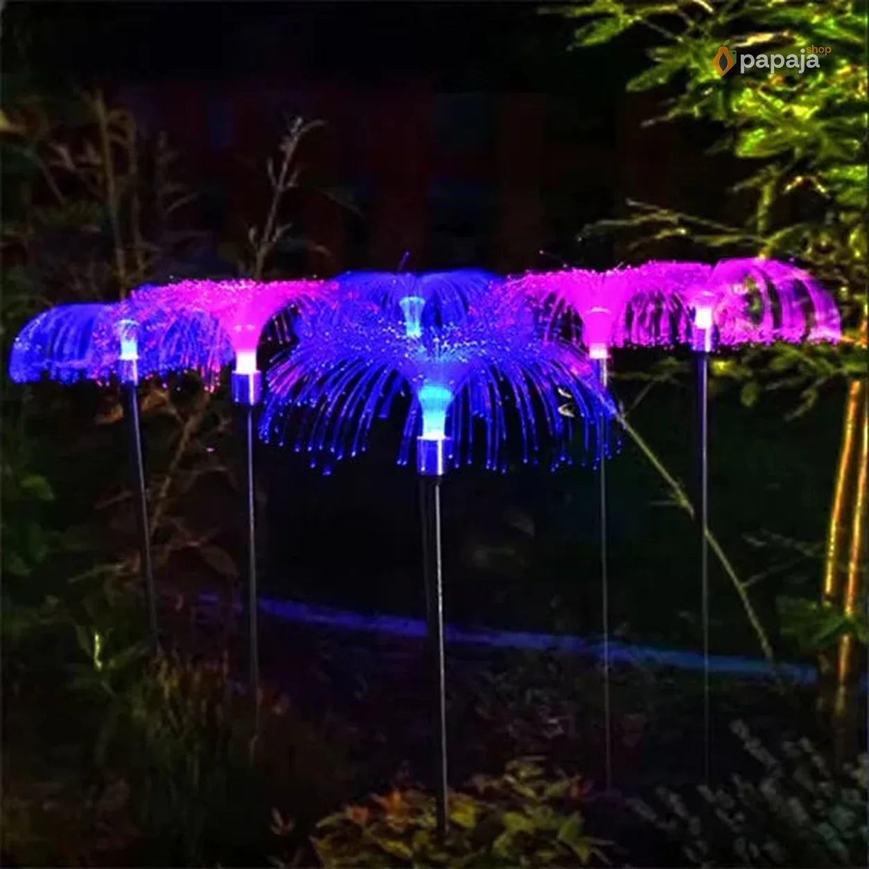 Solarne baštenske lampe - meduza 2 komada