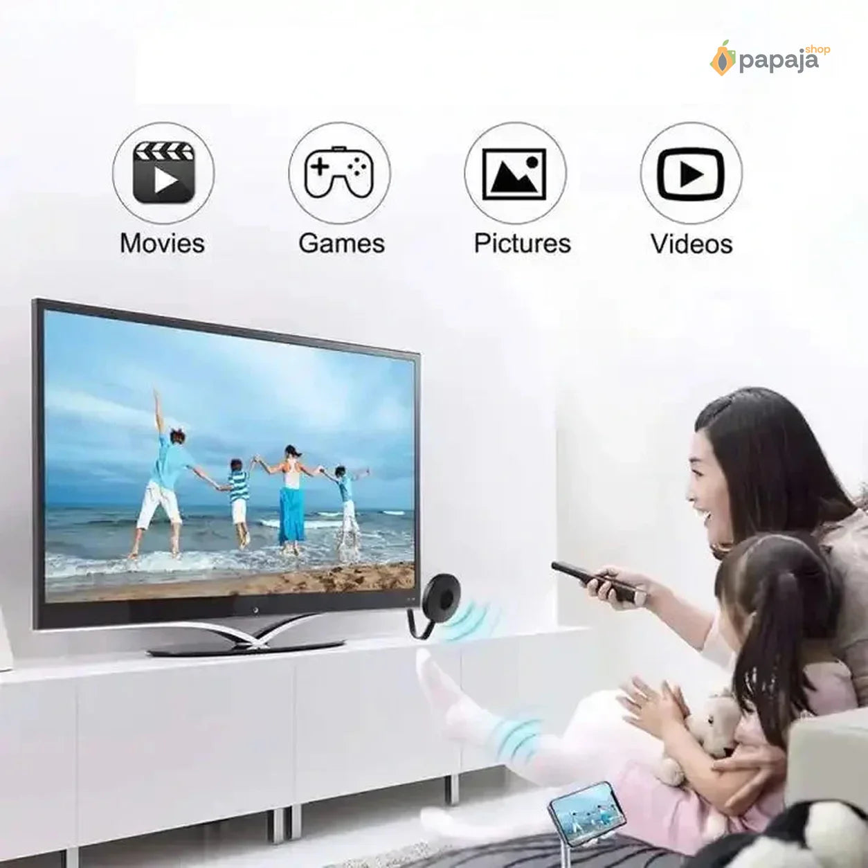 Google Chromecast TV box uređaj za strimovanje povezivanje sa telefonom