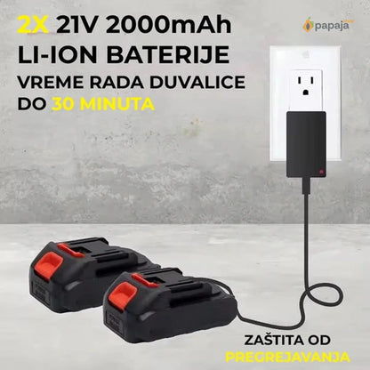 Aku Turbo Fen 2000W + DVE Baterije