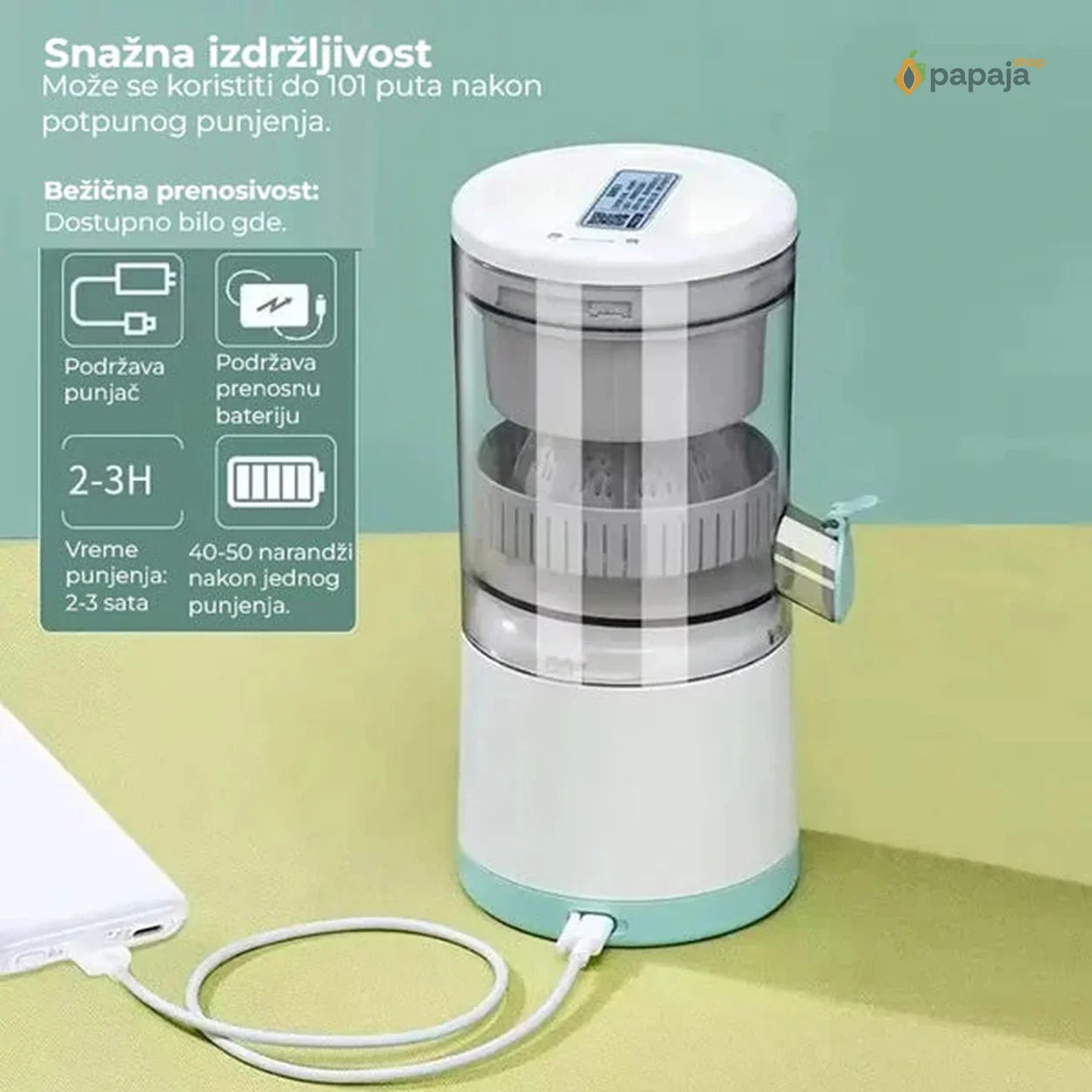 Prenosivi električni sokovnik