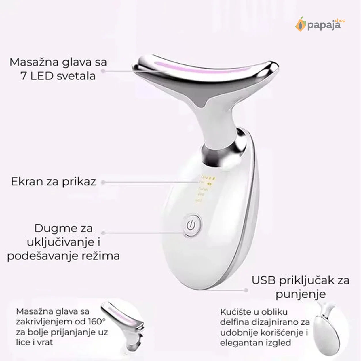 Električni masažer za lice