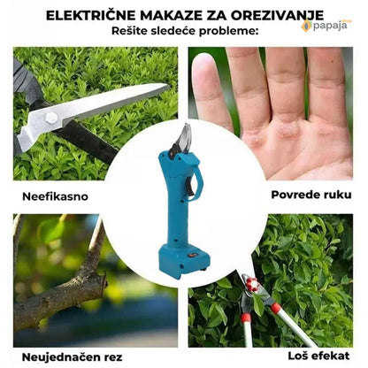 Aku makaze za rezanje voća 36V + dve baterije