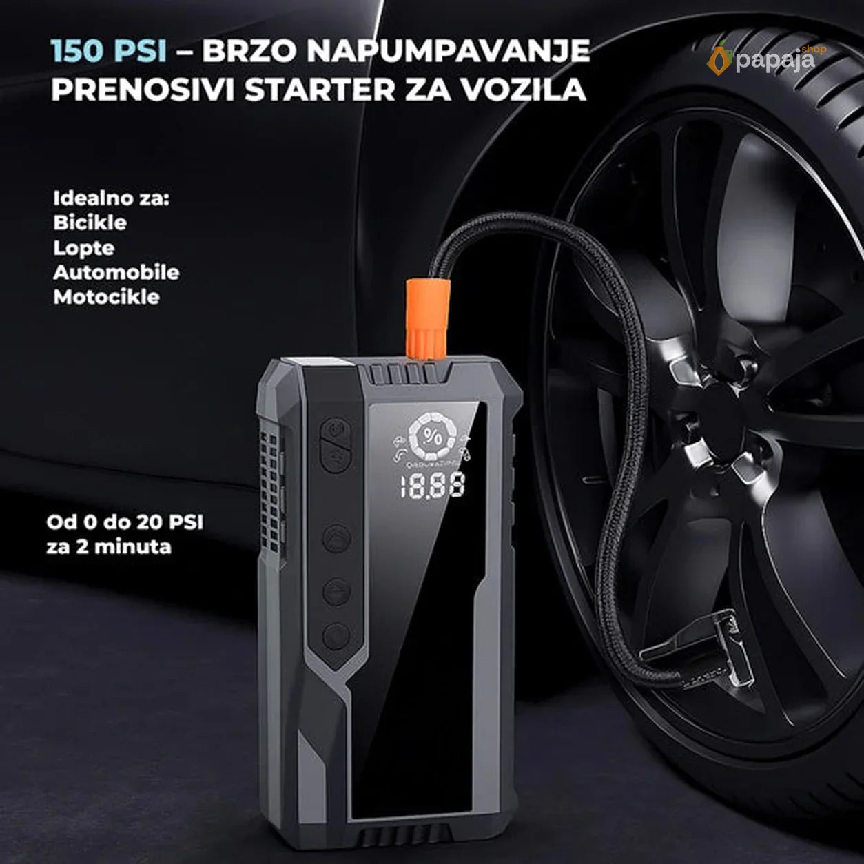 Prenosivi akumulatori za kola – Jump Starter