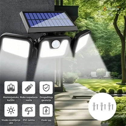 Trostrani solarni reflektor