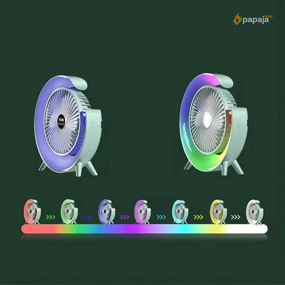 Stoni ventilator sa RGB osvetljenjem