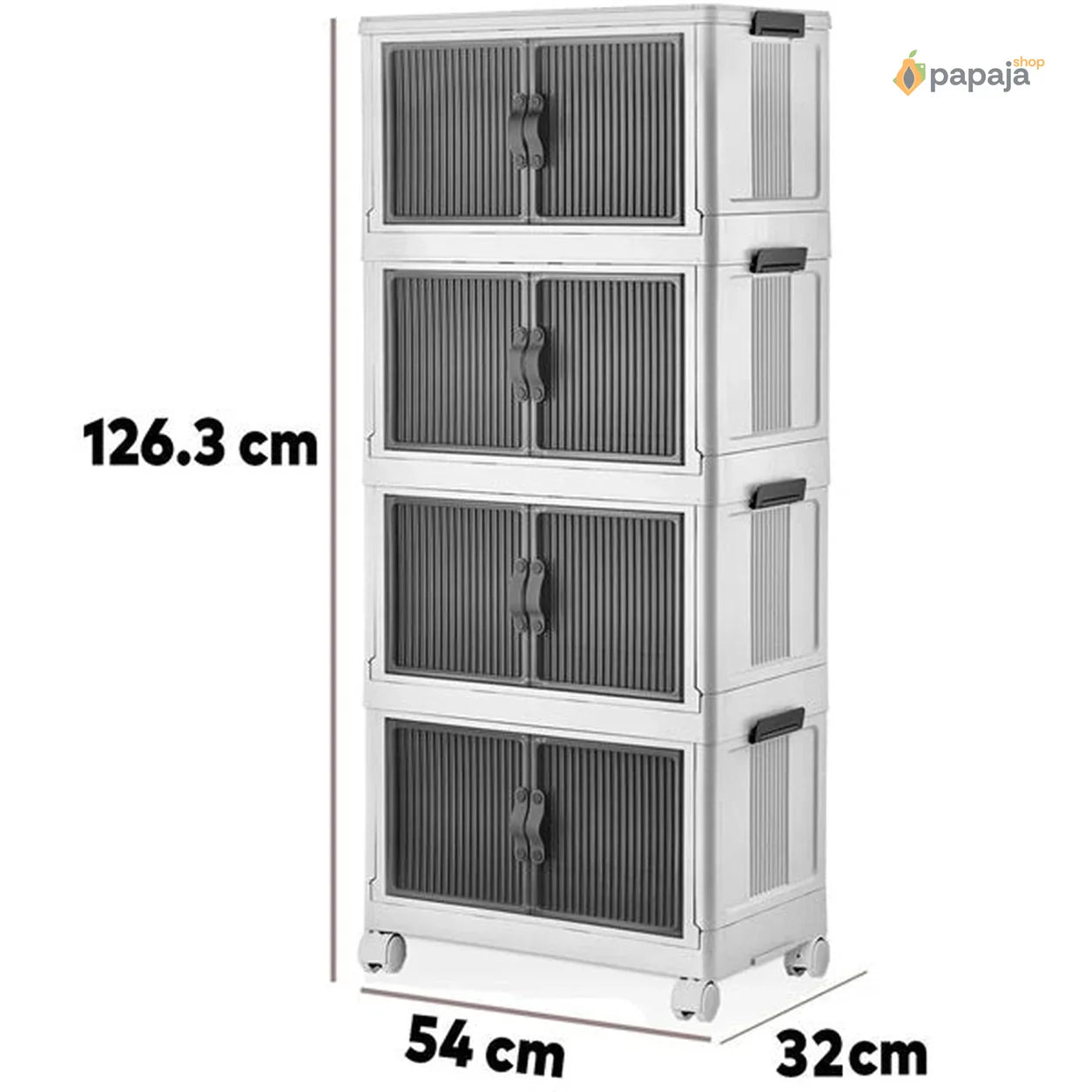 Modularna sklopiva komoda sa točkićima