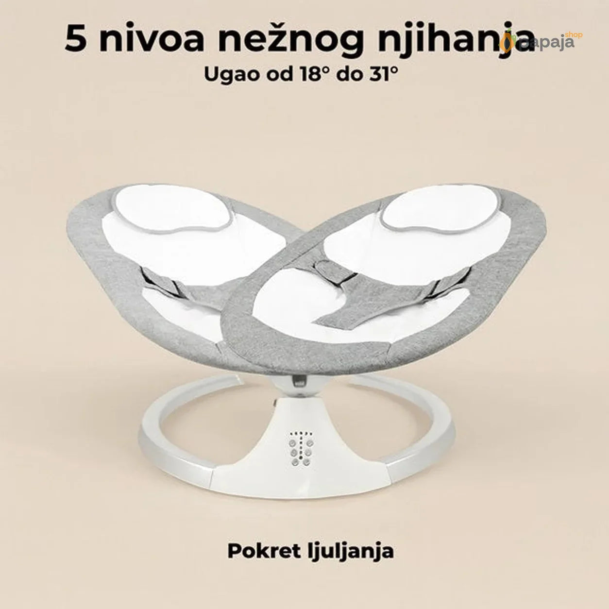 Električna njihalica za bebe ljuljaška električna