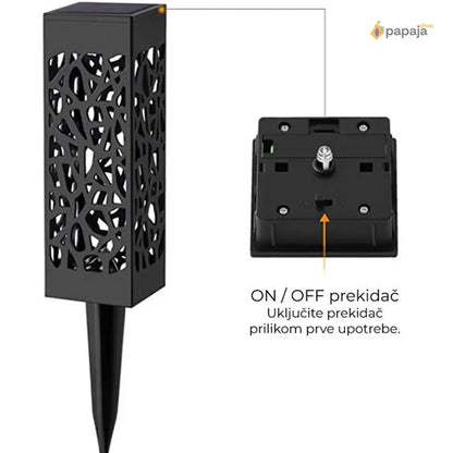 Baštenske solarne lampe sa senzorom 6 kom