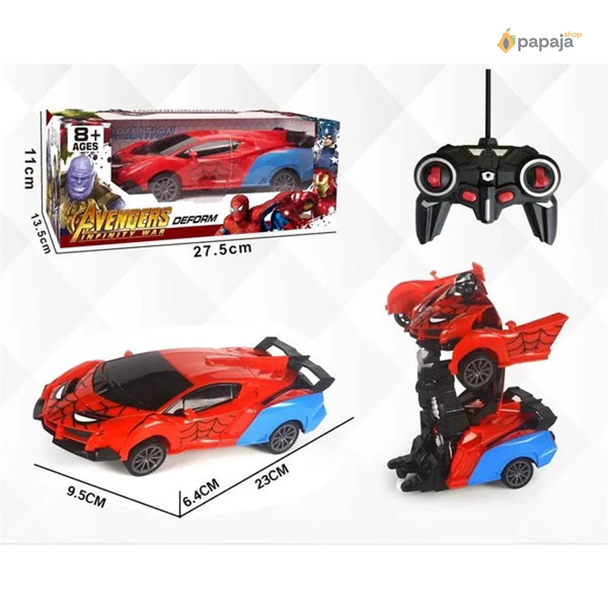 Auto transformers Spider-Man sa daljinskim upravljačem