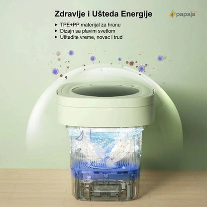 Električna prenosiva mašina za veš 9L