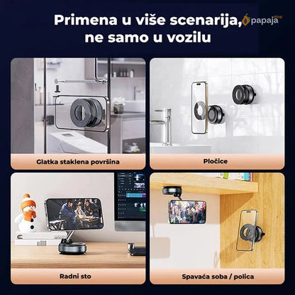 Magnetni vakumski držač za telefon