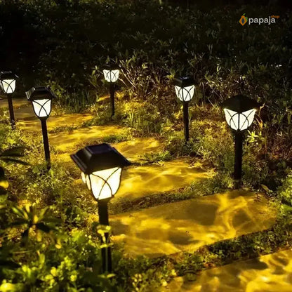 Solarne LED lampe – solarno svetlo za baštu 6 kom.