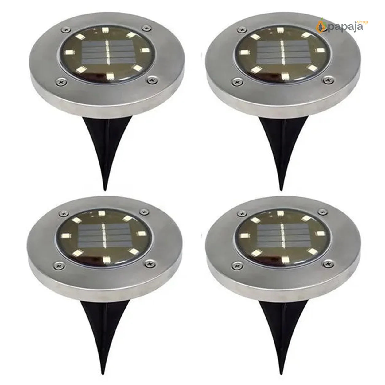 Podna LED solarna lampa za dvorište – Set 4 komada