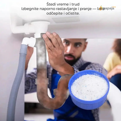 AKCIJA Prah za otčepljenje odvoda + silikonski filteri set 4 kom.
