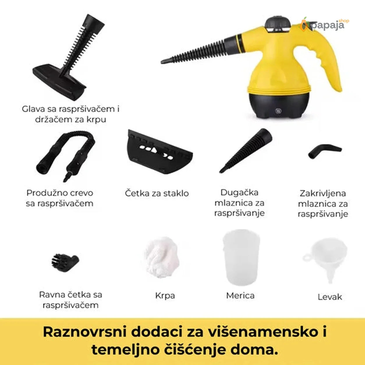 Paročistač za čišćenje pod visokim pritiskom