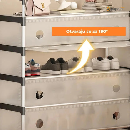 Čiviluk polica 2u1 sa fiokama