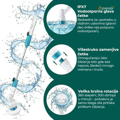 Super električna rotirajuća spin četka sa dodatnim nastavcima