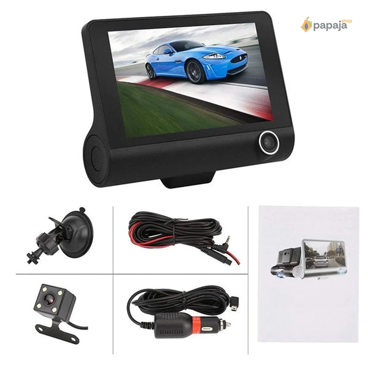 Auto kamera 3 u 1 Full HD prednja, zadnja i unutrašnja
