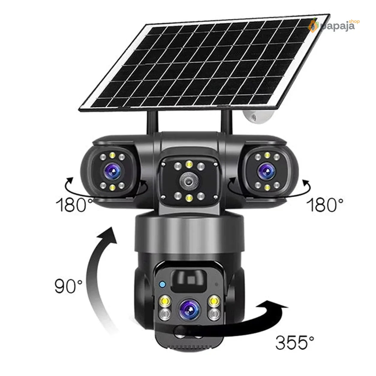 Solarna Wifi kamera sa tri sočiva