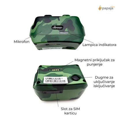 Lokator za lovačke pse - Tracker za pse IK122T 4G GPS