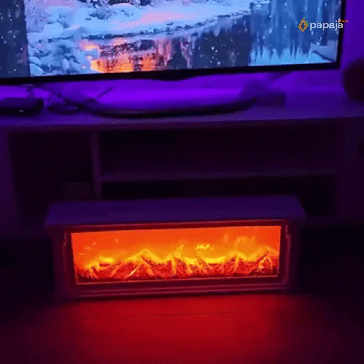 Ambijentalni LED kamin 63x12x21.8cm