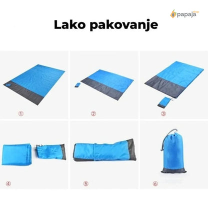 Vodootporna prostirka za plažu 210x200 cm
