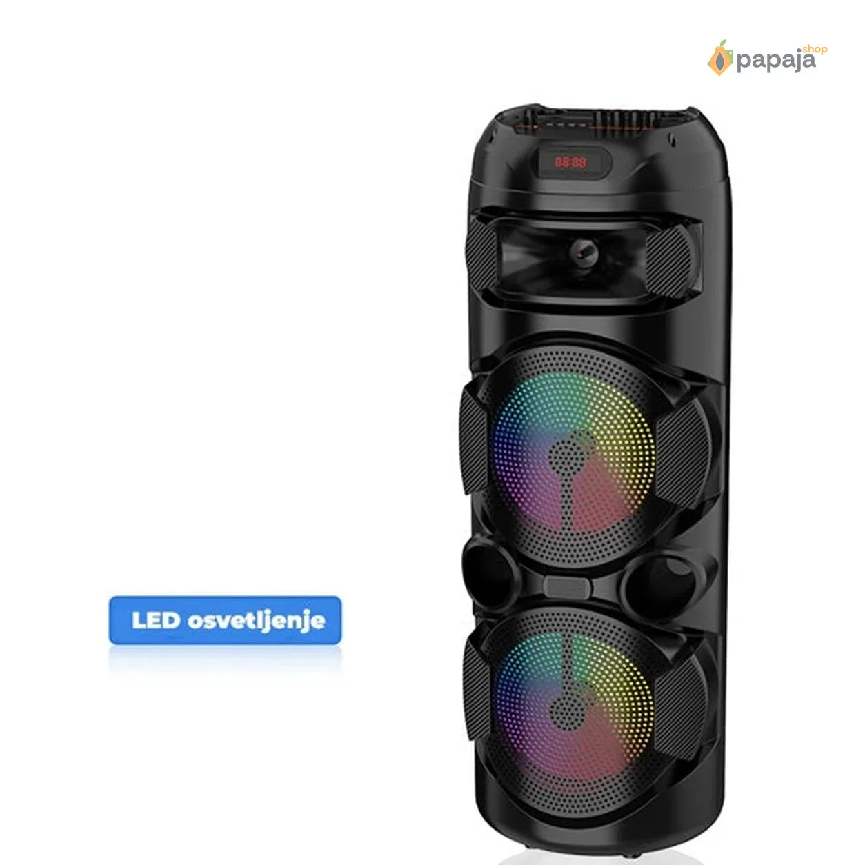 Bluetooth karaoke zvučnik sa RGB osvetljenjem