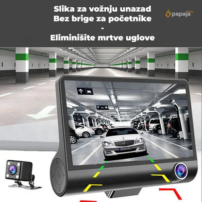 Auto kamera 3 u 1 Full HD prednja, zadnja i unutrašnja