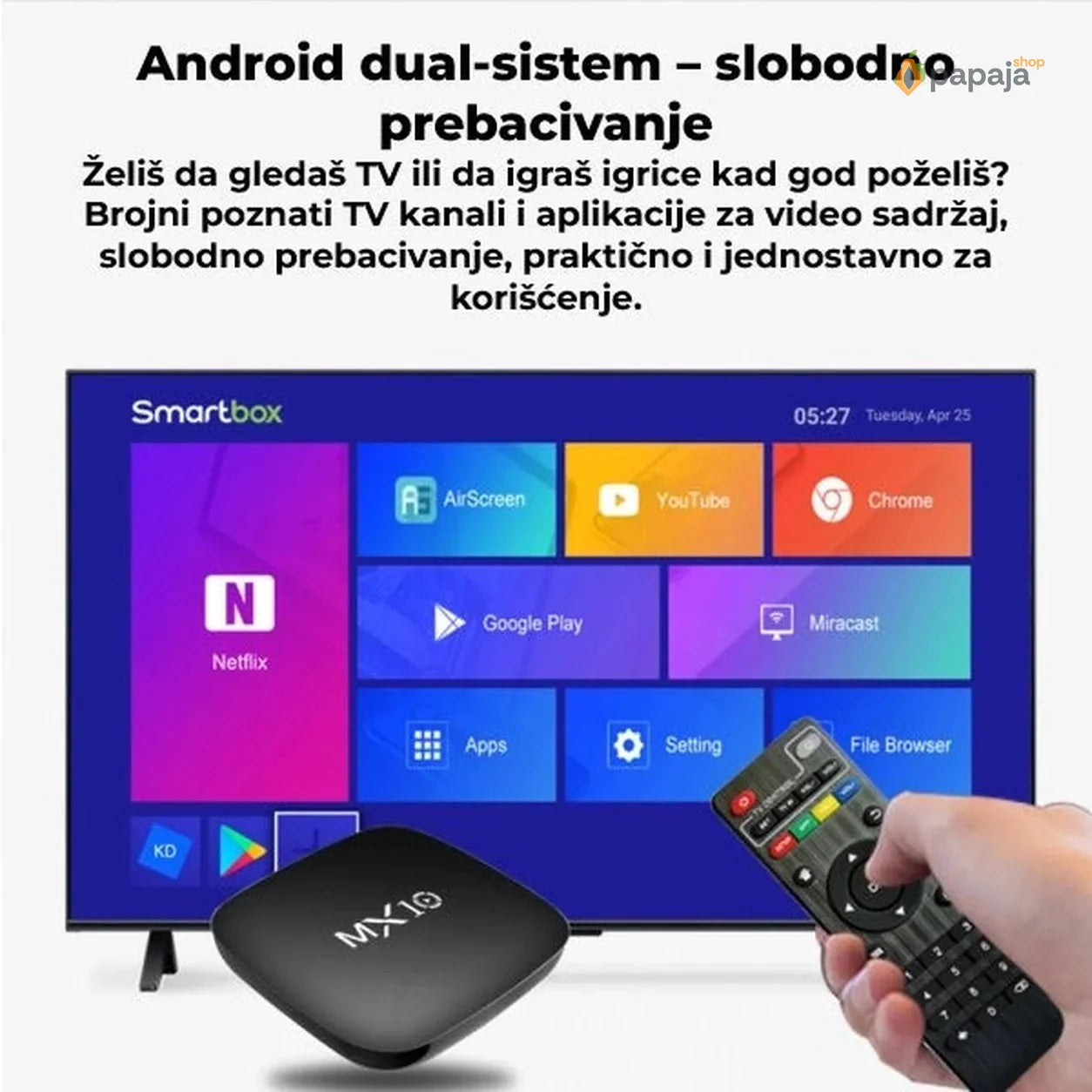 Android Smart TV box MX box S