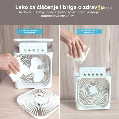 Prenosiva ventilator klima i Silikonska posuda za led