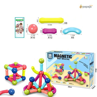 Magnetni set štapića i kugli